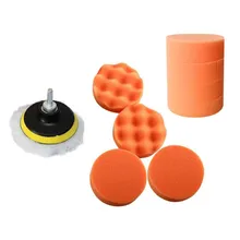 11 шт., универсальные губки, волнистые пластины, комбинированные полировальные инструменты, адаптер для сверления, набор губок для полировки воском, полировочные накладки# Zer