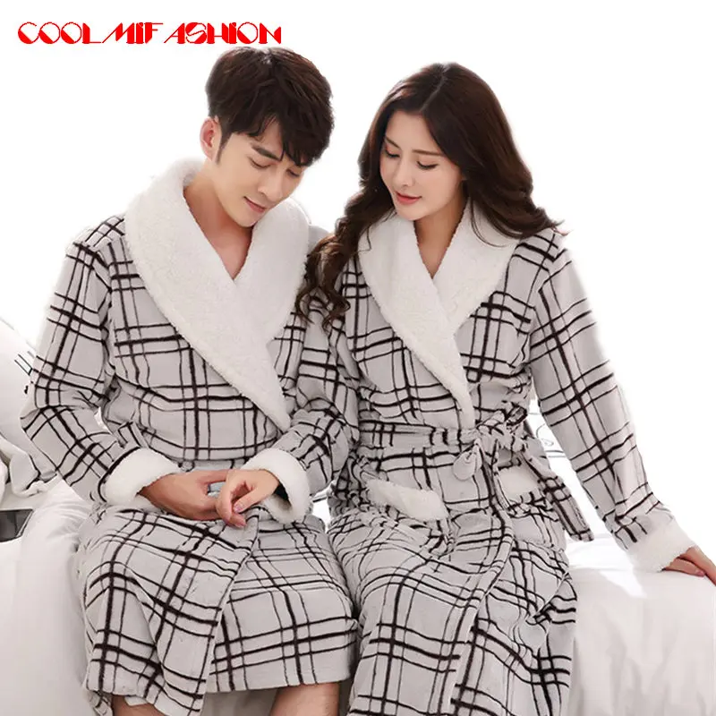 Top Quality robe men Plus size XXL bathrobe Men terry bathrobes Flannel