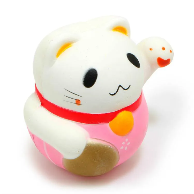 Mskwee Kawaii Squishy мягкие Фортуна Lucky Cat Squishies милые животные замедлить рост анти-стресс детей взрослых Squeeze игрушки подарки