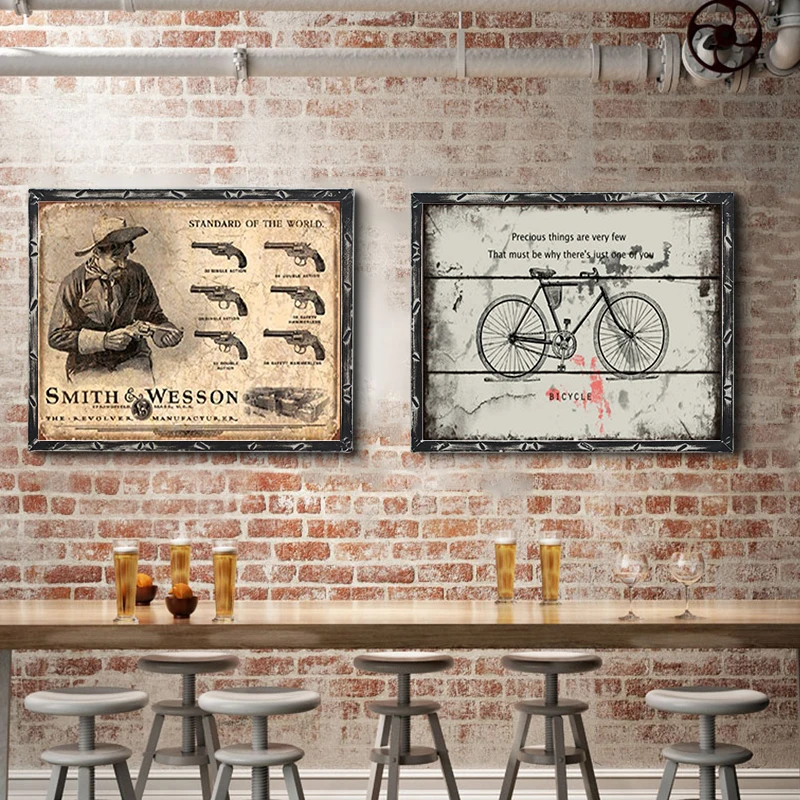 

Gun Vintage Metal Plate Tin Signs Wall Poster Decals Plate Painting Bar Club Pub Home Decor Wall 20x30cm 1001(439)