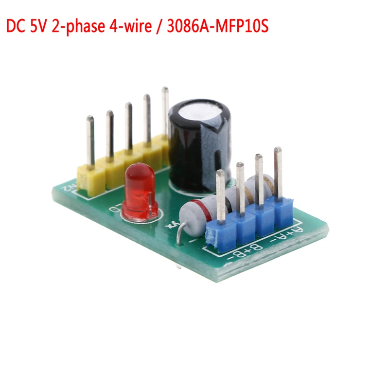 

DC4-6V 5V Miniature Stepper Motor Driver Control Board 2 Phase 4 Wire Drive Chip