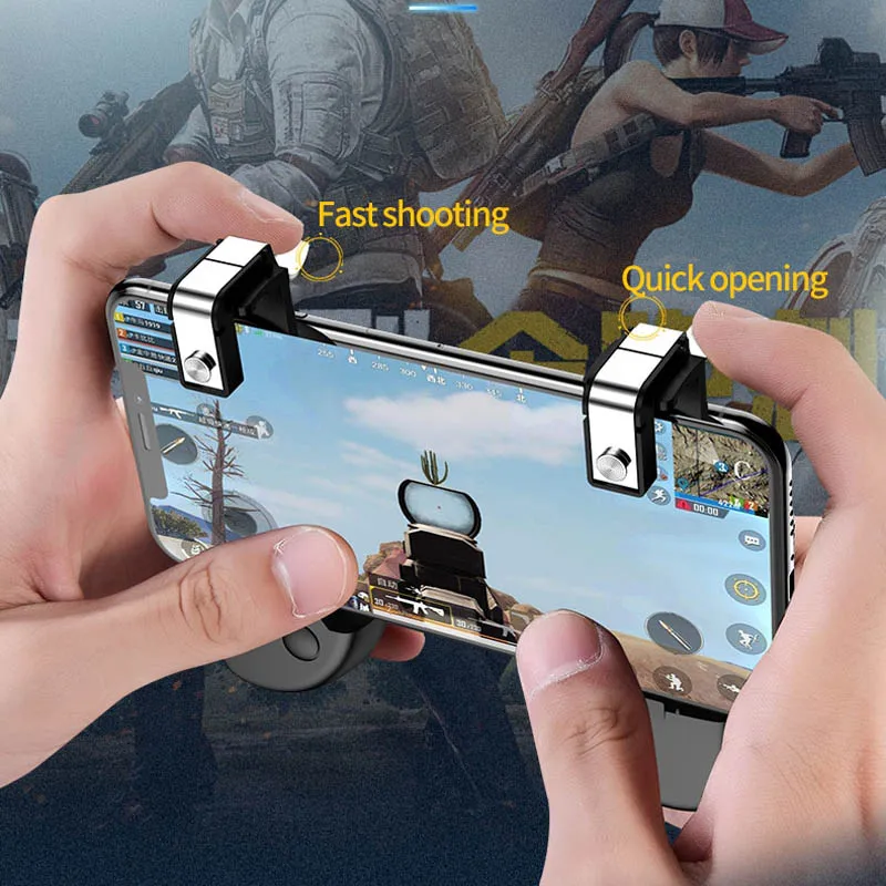 PUBG móvil juego Gamepad disparo objetivo botón L1R1 Shooter Joystick para el IPhone teléfono Android agarre juego Accesorios