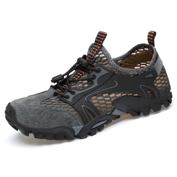 Воздухопроницаемые кроссовки для мужчин, обувь для походов на открытом воздухе, походная легкая быстросохнущая обувь FG66