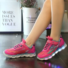 Casual Marquee USB Colorful font b Lights b font font b Shoes b font New font