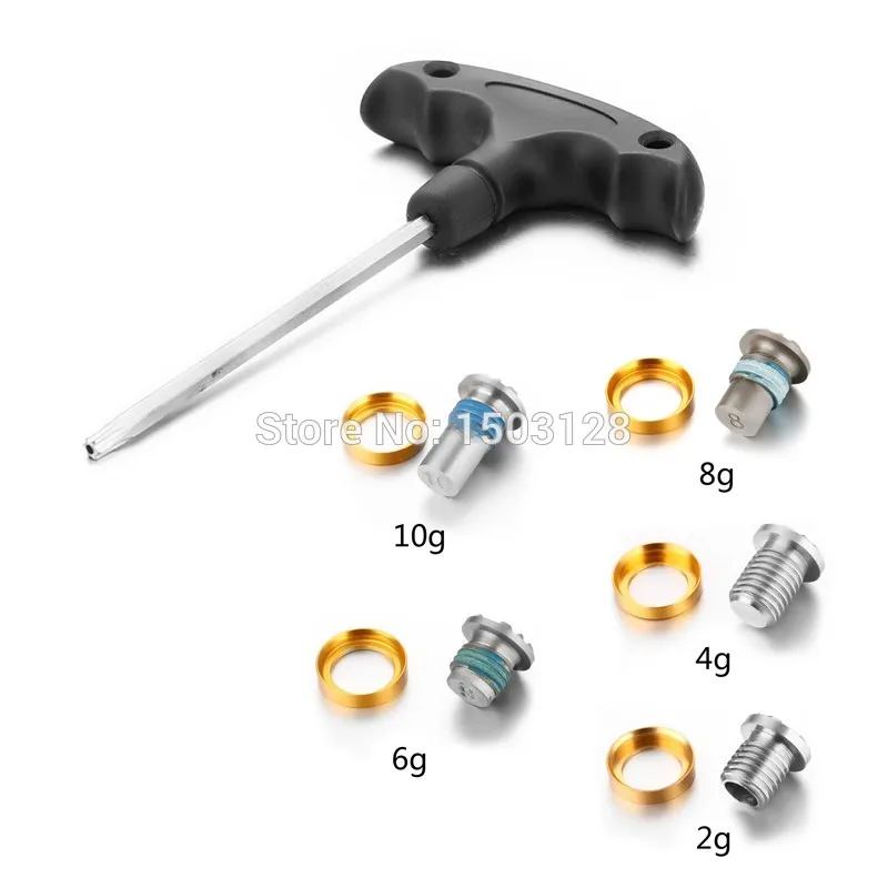 Новый Набор 5 шт. 2 г 4 г 6 г 8 г 10 г (зеленый Золотой Синий) весов Винт Для ТМ RBZ RBZ Этап 2 Водителя SLDR FW Head