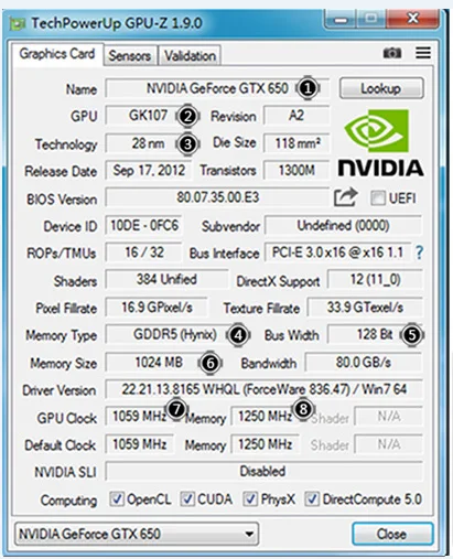 ASUS Video Card Original GTX 650 1GB 128Bit GDDR5 Graphics Cards for nVIDIA Geforce GTX650 Hdmi Dvi  Used VGA Cards On Sale best graphics card for pc