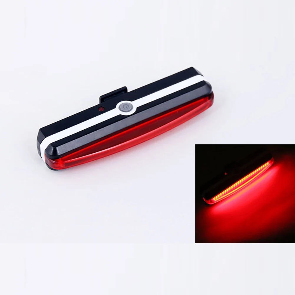 Bike Tail Light Rechargeable Waterproof LED Warning Lamp Night Safety