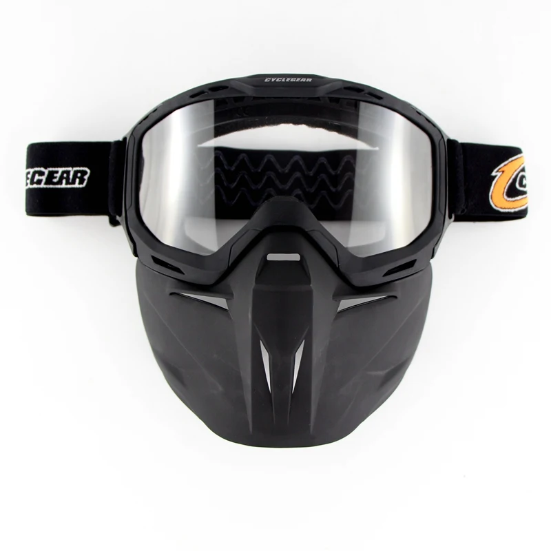 Cyclegear Съемные очки для мотокросса с открытым лицом Capacetes Casco винтажные шлемы