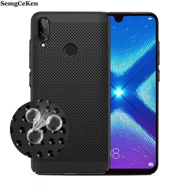SemgCeKen Case For huawei nova 3 3e 3i 4 4e on huawey nova3i nova3 nova4 e i 3d Breathable Mesh Radiating Phone back coque Cover | Мобильные