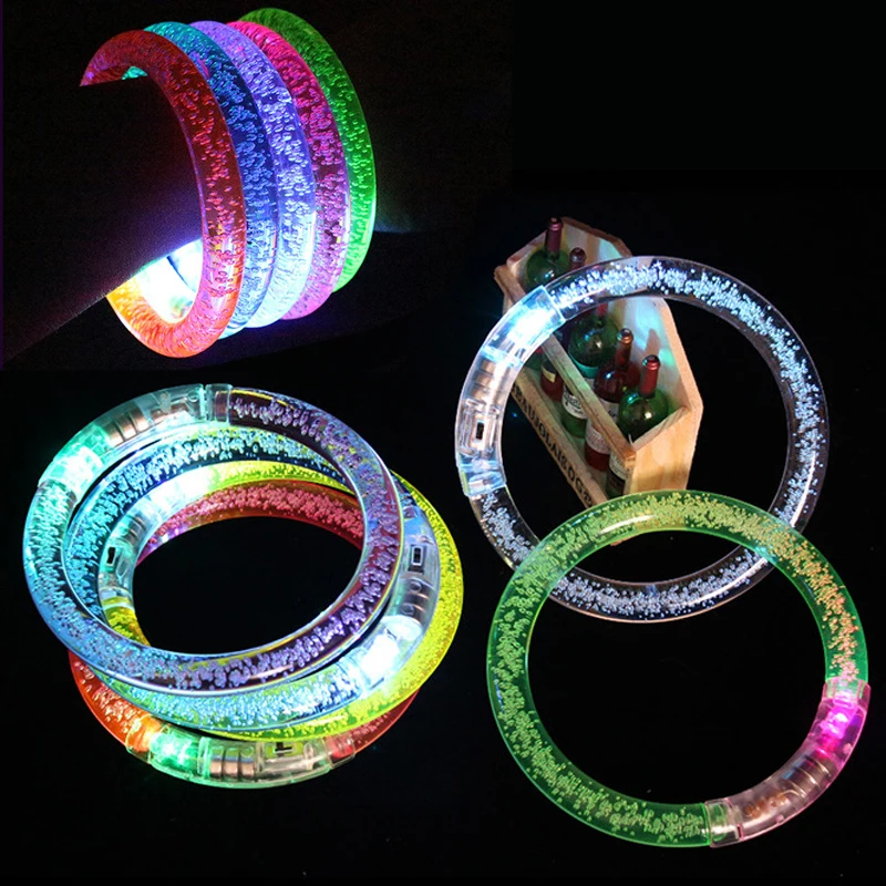 

Rave Neon/Led Party Led Bracelet/Bangle Glow Party Supplies flashing/Glow/Light Up/Luminous bracelet for kid/children/Adult DS39
