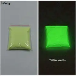 6 желтый зеленый световой Косметическая пудра, украшения люминесцентного пигмента, Glow Косметическая пудра Краски 500 г/пакет