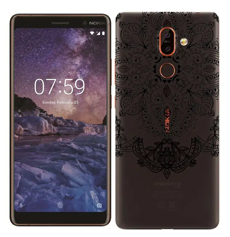 Silicone Case for Nokia 7 Plus 2.1 3.1 5.1 6.1 Soft TPU Painted Fundas for Nokia 3 5 6 7 8 Transparent Cover for Nokia X6 Shell  (11)