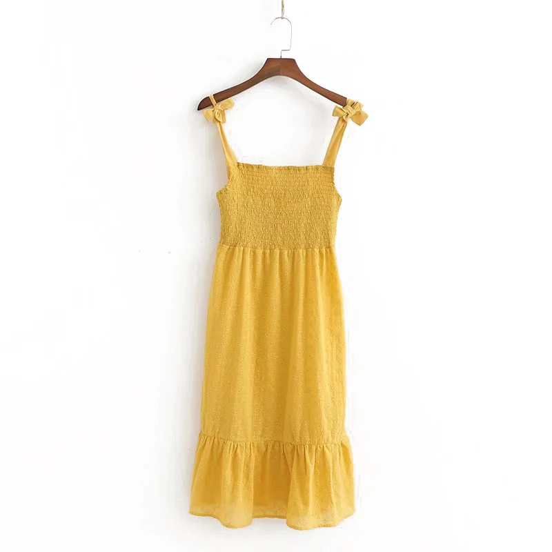 

Sling Solid Dress Women Summer Women Casual Slash Neck Short Dress A-Line Slim Female Sundress Beach Style Dresses