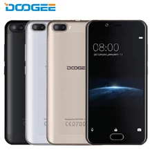 Оригинал Doogee Стрелять 2 Сотовый Телефон 2 ГБ RAM 16 ГБ ROM MT6580A Quad Core 5.0 inch 3360 мАч Android 7.0 Доль Камера 5.0MP * 2 смартфон