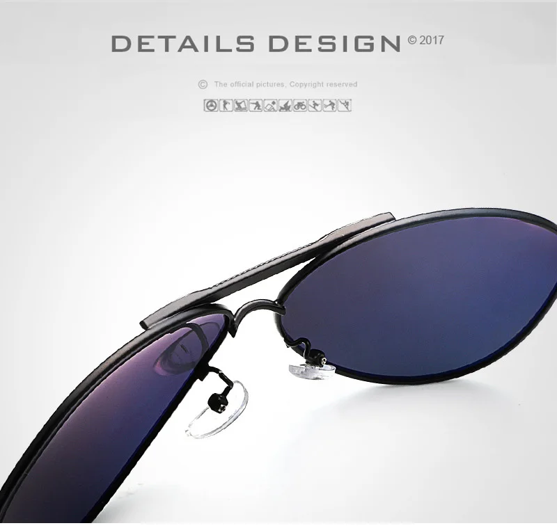 HDCRAFTER Для мужчин Классический бренд авиационные, поляризованные солнцезащитные очки Для мужчин HD Алюминий вождения TR90 титановый крепеж солнцезащитные очки UV400 очки