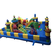 

15X10M Inflatable kids bouncing castle for playgrounds,inflatable wall climb for sale