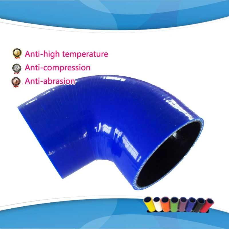 

(1pc) ID:76mm 80mm 83mm 89mm 90 Degree Standard Elbow silicone hose Coupler Turbo Intake Hose