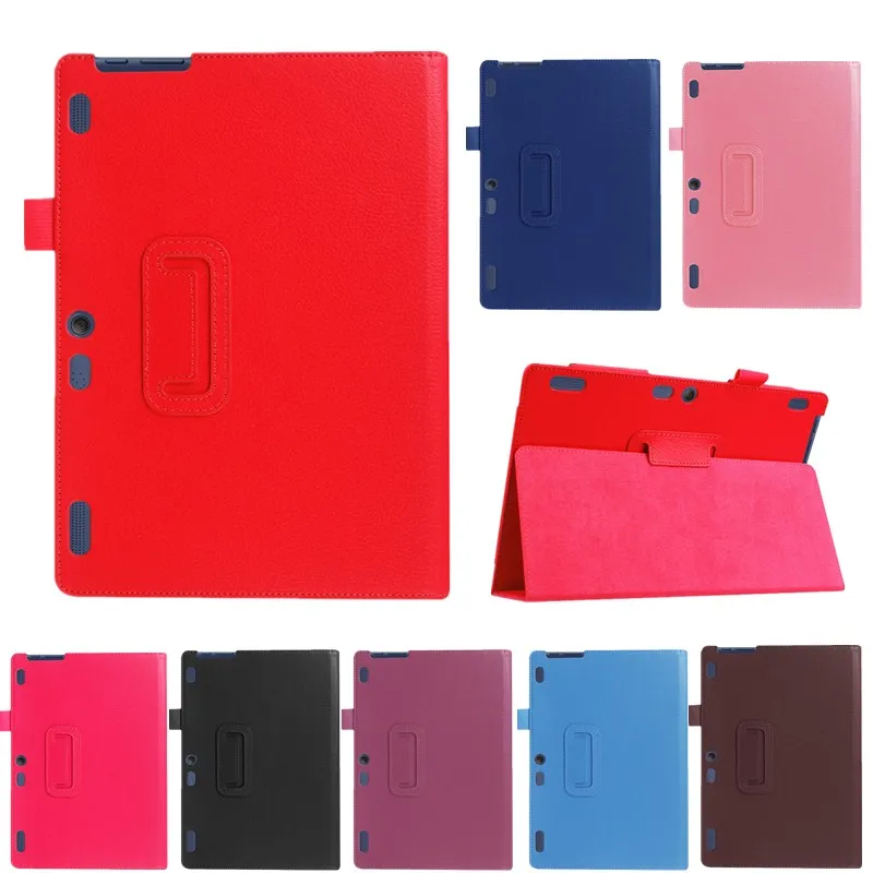 Новый чехол для lenovo Tab 2 A10-30 X30 смарт-чехол-книжка с подставкой из искусственной