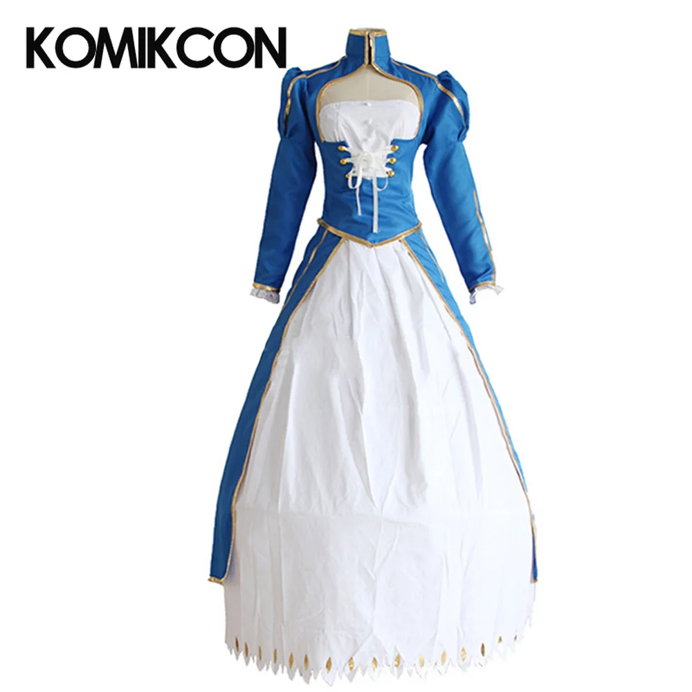 

Fate/Stay Night Saber Cosplay Costumes Fate Zero Arturia Pendragon Fighting Suit Women Girls Dress Halloween Party Uniform