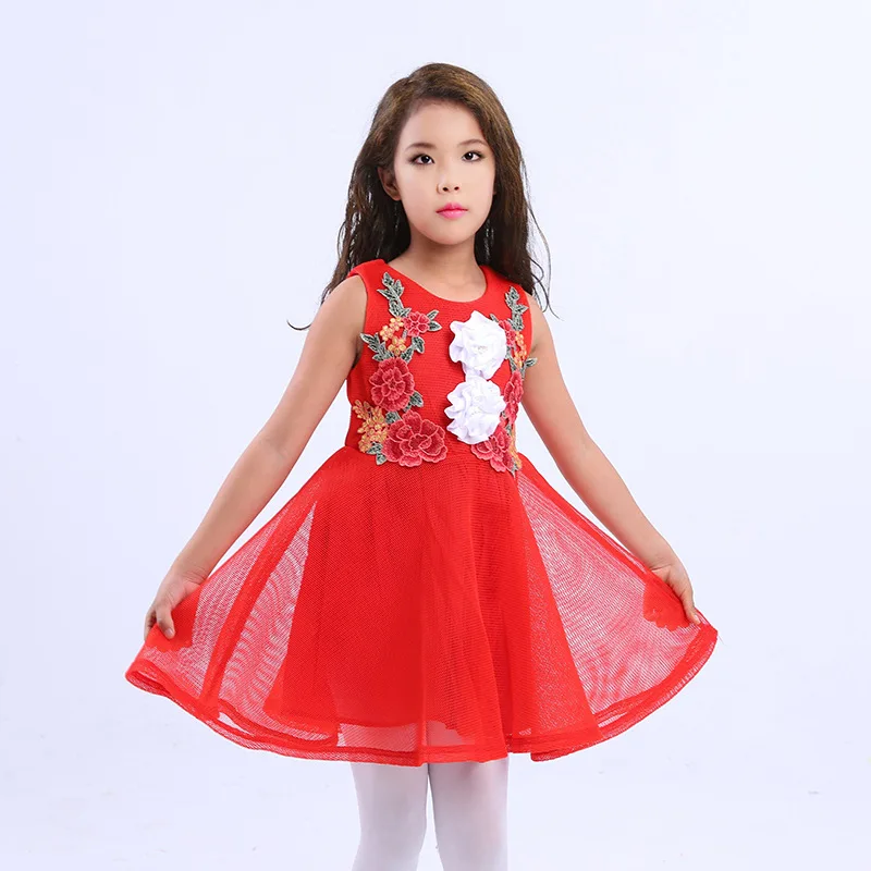 2017 Summer Children Girls Dresses Lovely Baby Girls A Line Dress Baby