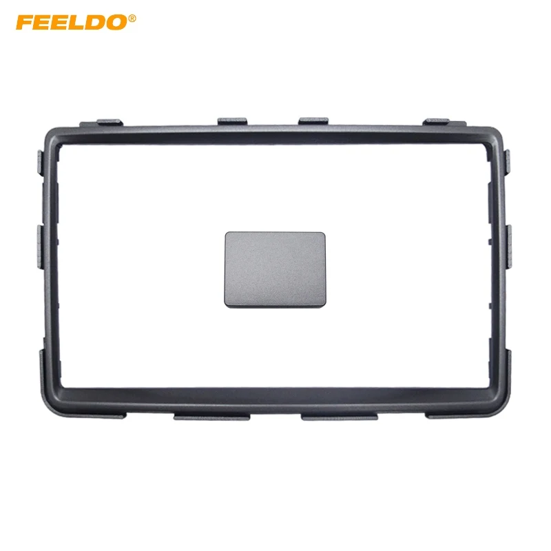 FEELDO 2 DIN Автомобильный CD/DVD Радио обшивка панель стерео рама для Ssangyong Rexton 2013
