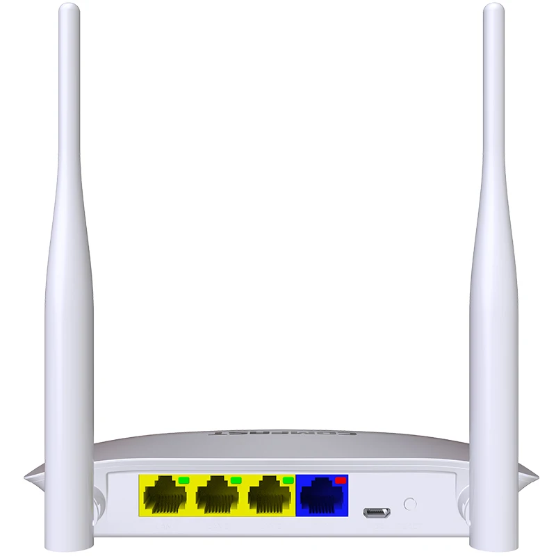 

COMFAST 300Mbps Wireless wifi Router with 2*5dBi antennas Network Access Point 1 WAN+3 LAN RJ45 port home coverage wi fi Router