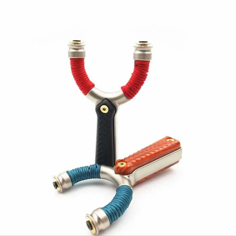 

Powerful aluminum slingshot outdoor hunting slingshot shooting slingshot camping travel set new 2019
