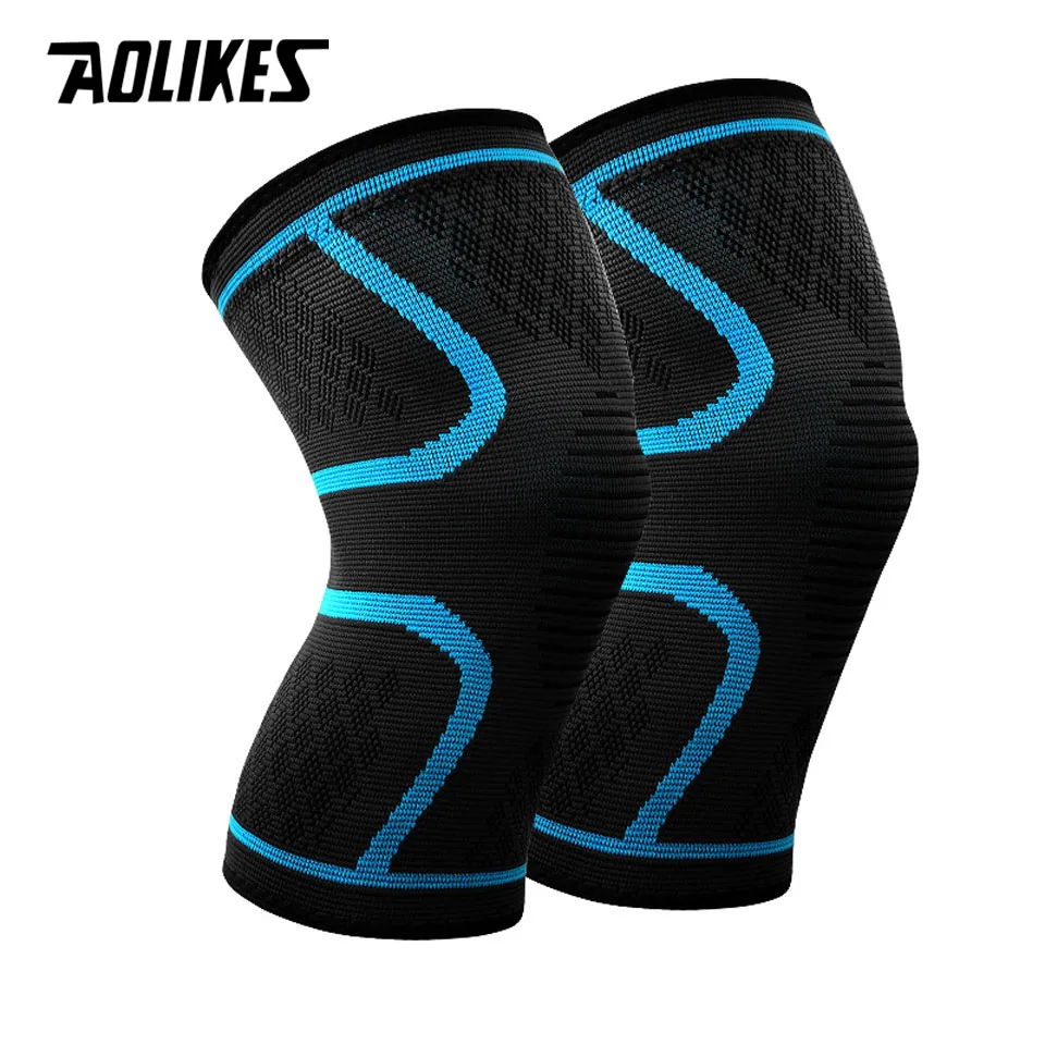 Наколенники AOLIKES 1 пара защитные наколенники для спорта бега баскетбола мужчин и