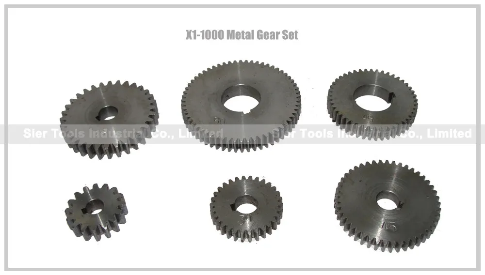 /X1-1000 6 шт набор металлических передач/SIEG X1 Сменный Набор передач