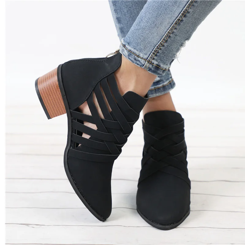 2019 Spring fashion boots women hot sell summer ankle women boots ...