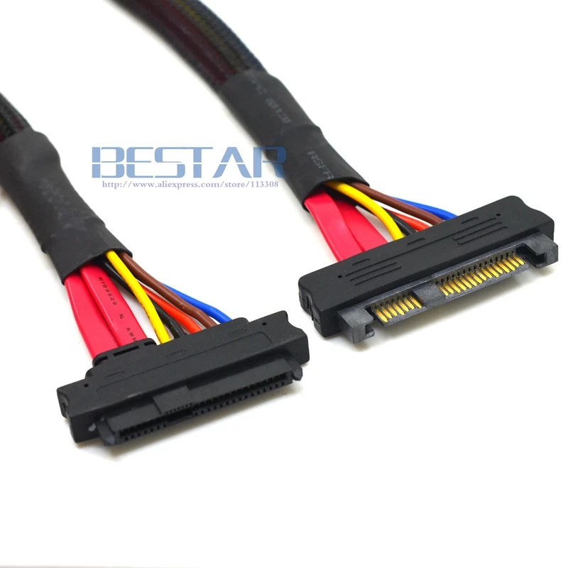 SAS Festplatte SFF 8482 Stecker Auf SFF 8482 Weibliche SAS Kabel 29Pin