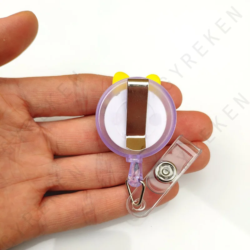 2019 Lovely cartoon child student nurse retractable reel Badge Holder lovely Kids Reels