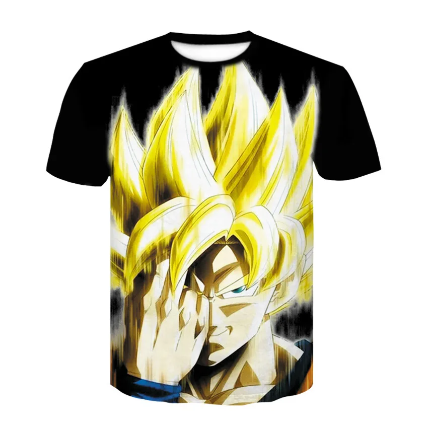 Футболка Dragon Ball DBZ Bulma Super Saiyan футболка Vegeta 3D для мужчин и женщин аниме блонд Гоку