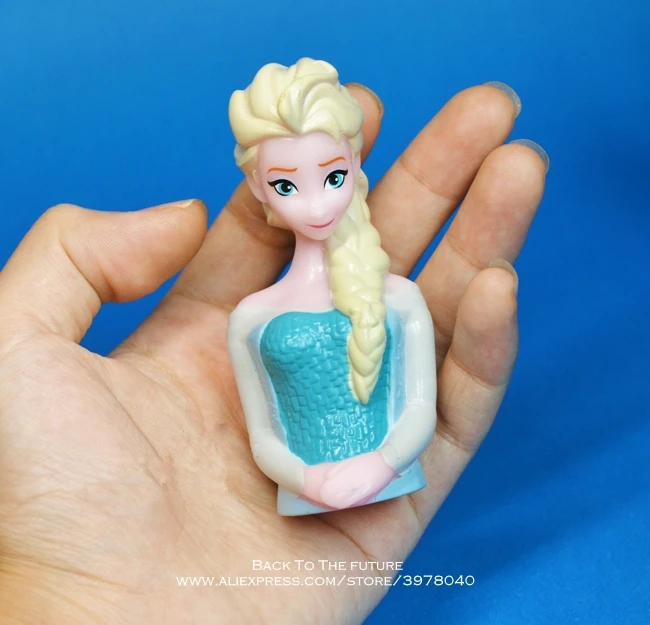 Disney Frozen Elsa princess Olaf 9cm mini doll Action Figure Posture Anime Decoration Collection Figurine Toy model for children