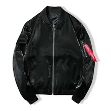 High Quality new Gold Velvet Bomber Jacket Men And Women Casual Air Force Fly Flight Jacket Windproof Coat Baseball jacket