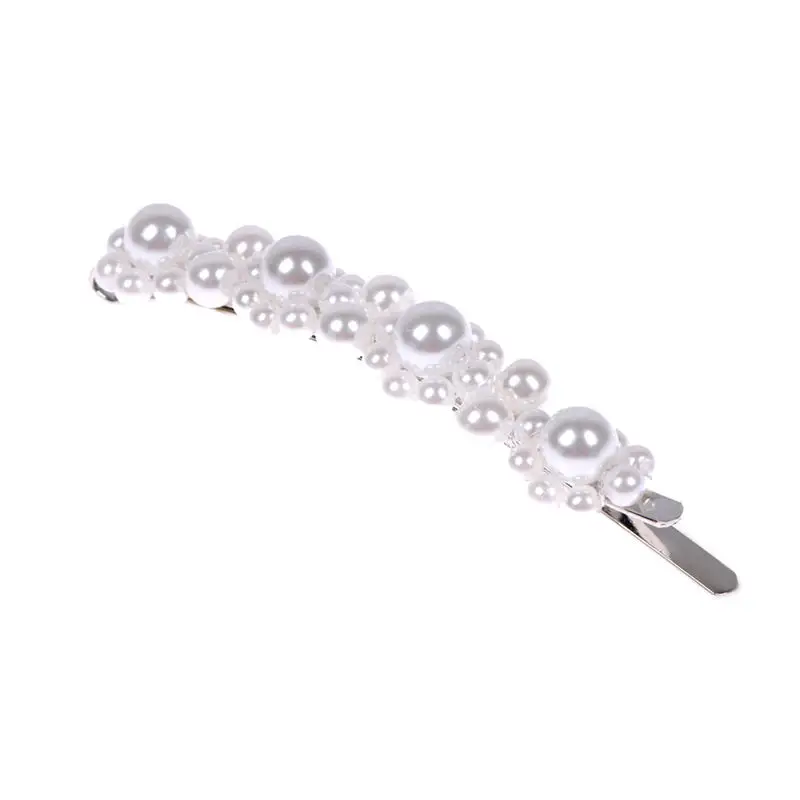 1 Pcs Fashion Women Girls Pearl Metal Hair Clip Barrette Stick Hairpin Bobby Jewelry Styling Tools Hair Accessories 1 Pcs Fashion Women Girls Pearl Metal Hair Clip Barrette Stick Hairpin Bobby Jewelry Styling Tools Hair Accessories
