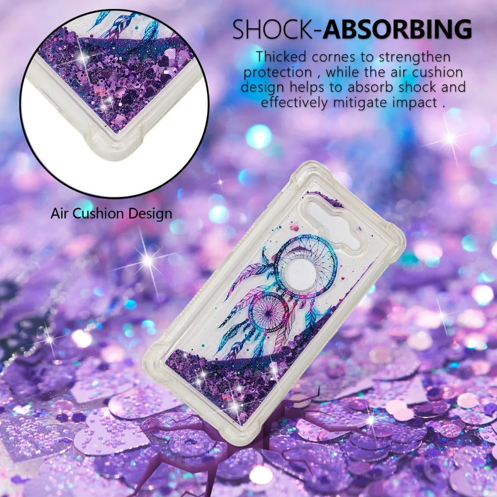 3D жидкий силиконовый чехол для Coque Sony Xperia XZ2 Compact/Sony XA1 XA2 L2 XZ1 Compact XZ Premium G8141 Funda Etui |