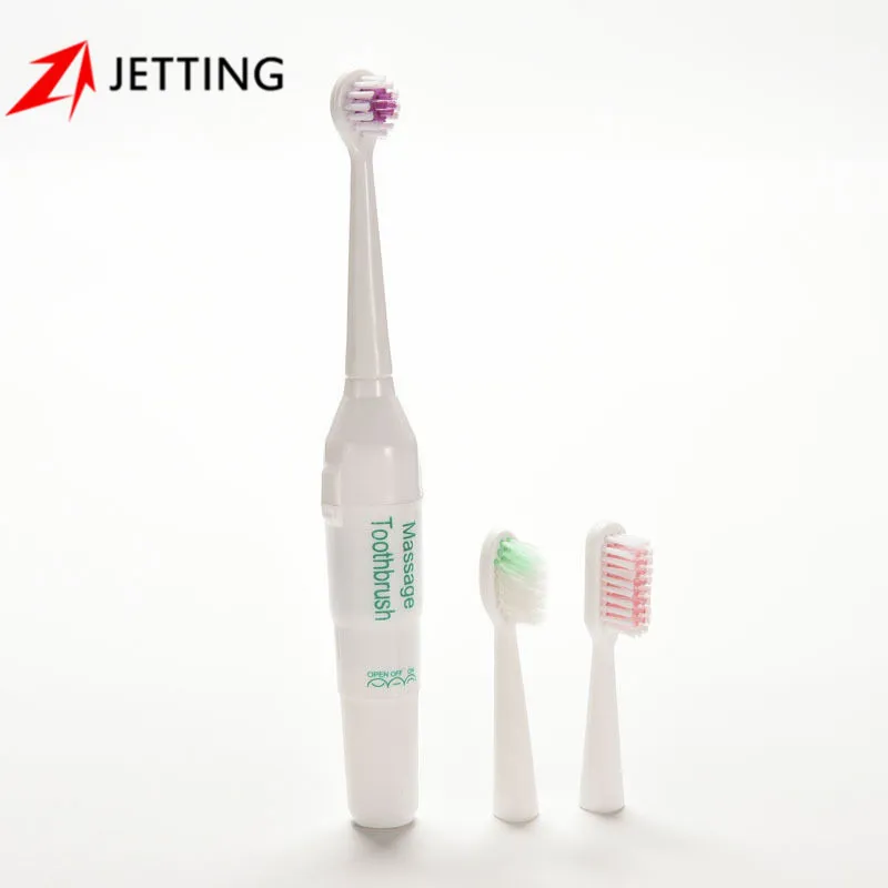 JETTING 2017Battery Operated Adult Electric Toothbrush with 3 Brush Head Oral Hygiene Health Product No Rechargeable Tooth Brush