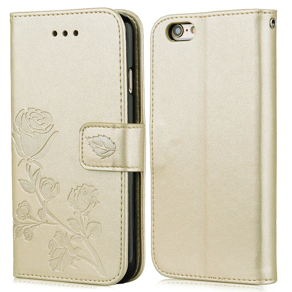 MOUSEMI Filp Leather Case For iPhone 6 5 5S SE Rose Pattern Phone Cases For iPhone 7 8 Plus X XR XS MAX Luxury Wallet Case Cover (6)