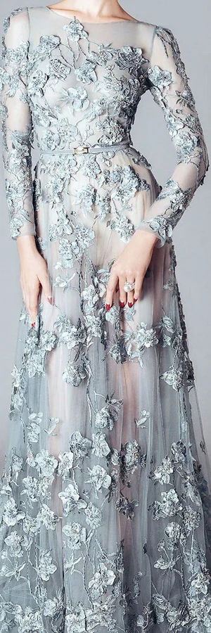 Изысканные модные высококачественные Аппликации с вышивкой длиной до пола прозрачные вечерние платья, платья для торжества женское Макси-платье Evenig - Цвет: Многоцветный