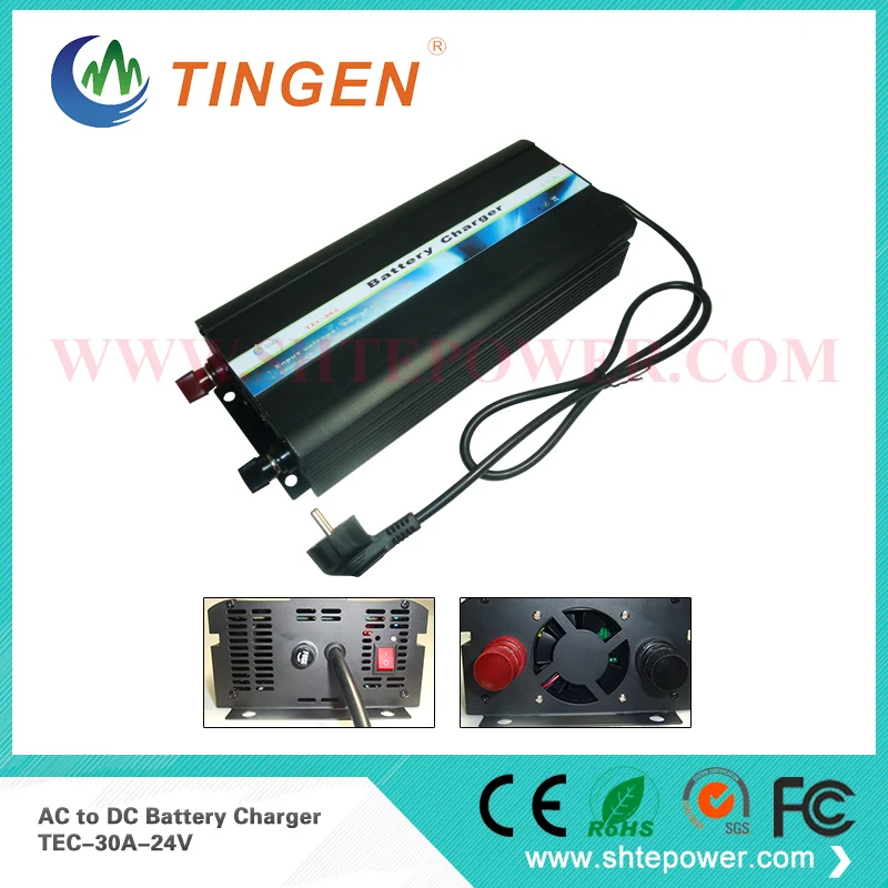 Reliable batery charger for 240v country ce rohs 30a car charger 24v