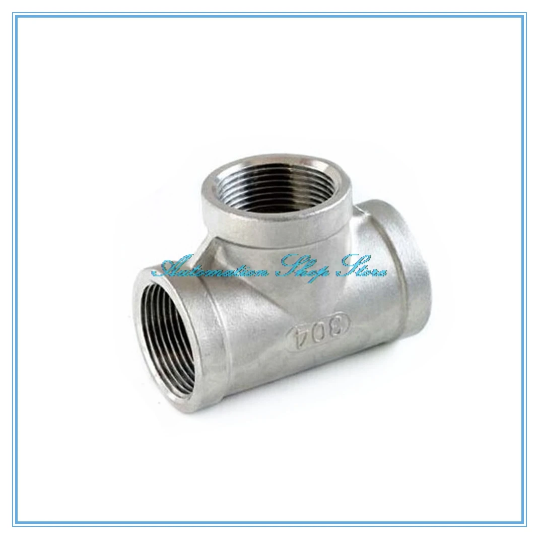 Тройник из нержавеющей стали 3 сторонний фитинг BSP для труб 1/8 &quot1/4&quot 3/8 &quot1/2&quot 3/4