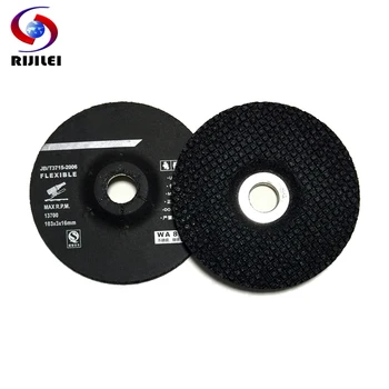 

25PCS/Lot 4inch Aluminium Oxide Metal Polishing Grinding Wheel metal cutting pad polishing disc Resin Cup sanding pad BY005