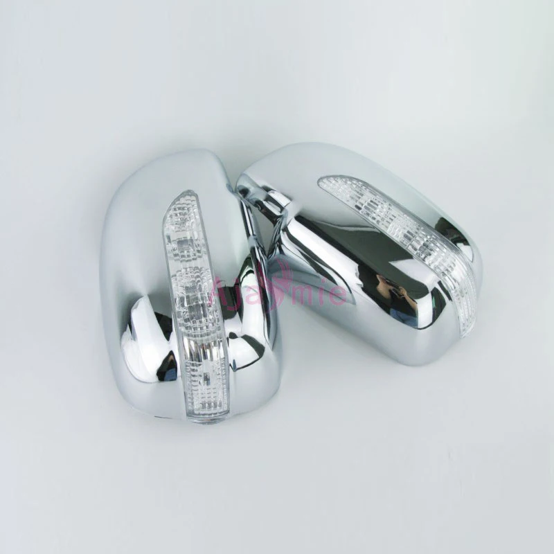 For 2015 2016 2017 2018 Jeep RENEGADE Chrome Mirror COVERS W// Turn Signal Hole