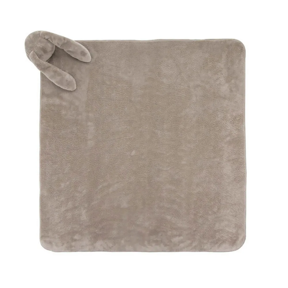 Тонкое стильное бархатное детское одеяло постельные принадлежности послеобеденный сон одеяло s & пеленание Милая голова животного форма