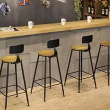 Bar chair. Tall stool. Bar chair iron art high chair.001