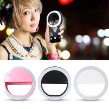 Practical and Portable Selfie Flash LED Phone Camera Ring Light For Apple Iphone Samsung HTC