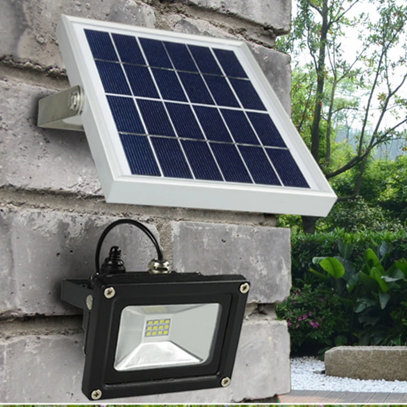 Solar LED Lights Garden lamparas 5W White 12 LEDs with Light Sensor Solares Floodlights Spotlights DALLAST Solar LED Lights Garden lamparas 5W White 12 LEDs with Light Sensor Solares Floodlights Spotlights DALLAST