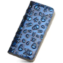 Hot New Women Skeleton three-dimensional Wallet Purse Girl Genuine Leather Long Luxury Zipper Brand Female Cute Day Lady Clutch