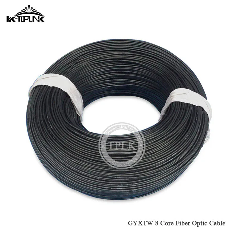 

GYXTW 8 core 500M/Roll FTTH Fiber Optic Cable 0.6CM Line Diameter Outdoor Single Mode Cable best quality